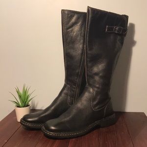 Black Leather Boots